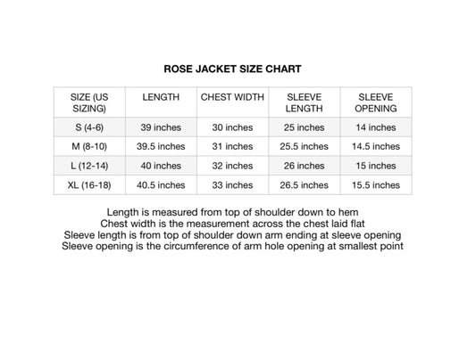 Rose Jacket in Sunburst