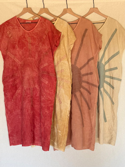 Sun Flower Kaftan Dress
