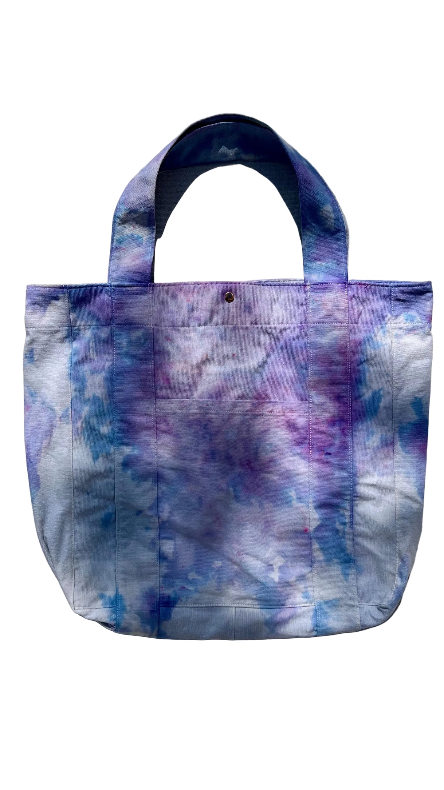 Moonflower Market Bag in Ice Dye