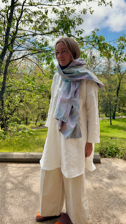 Oversized Scarf in Ice Dye