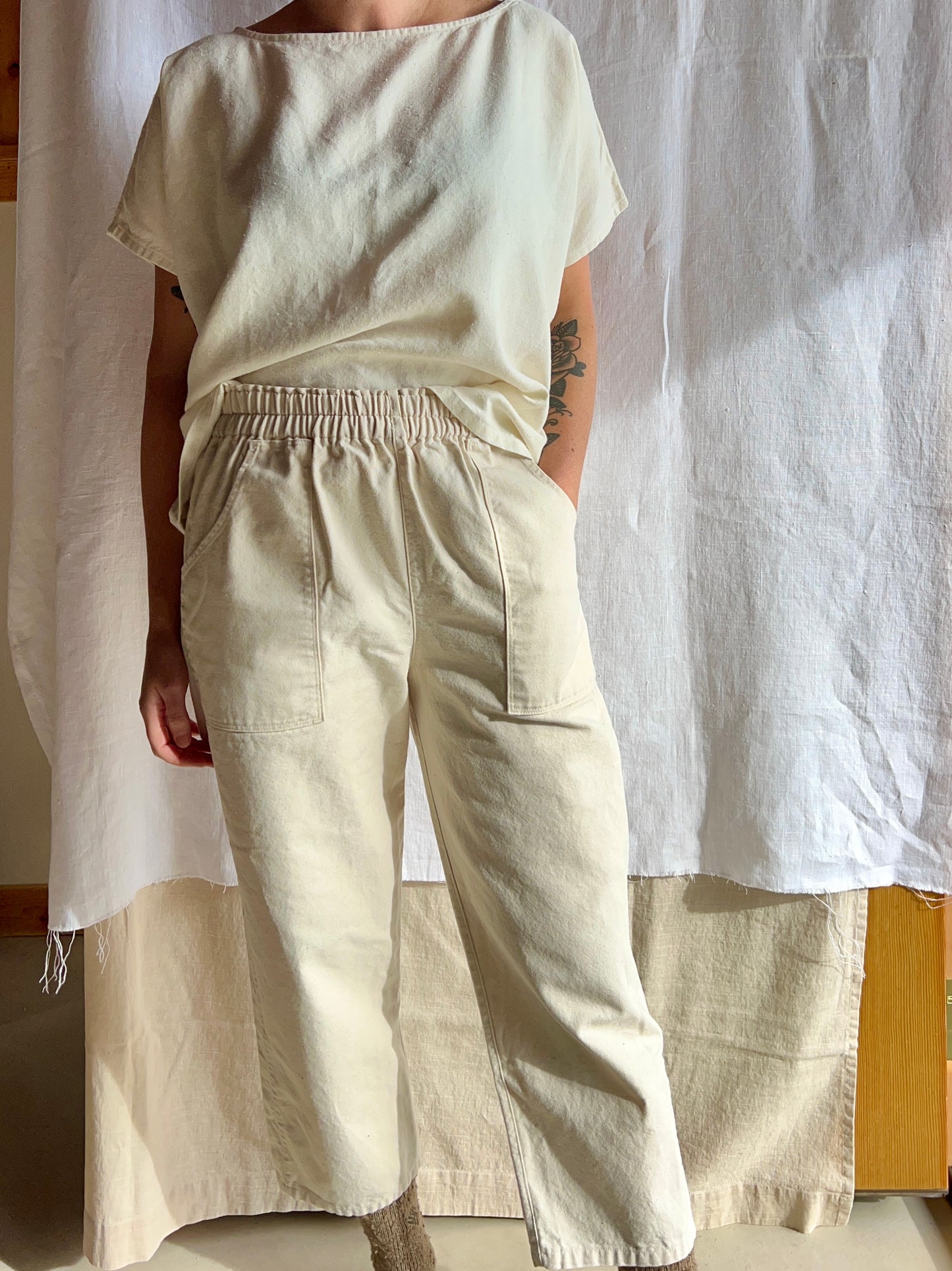 Yucca Pants in Organic Cotton Canvas