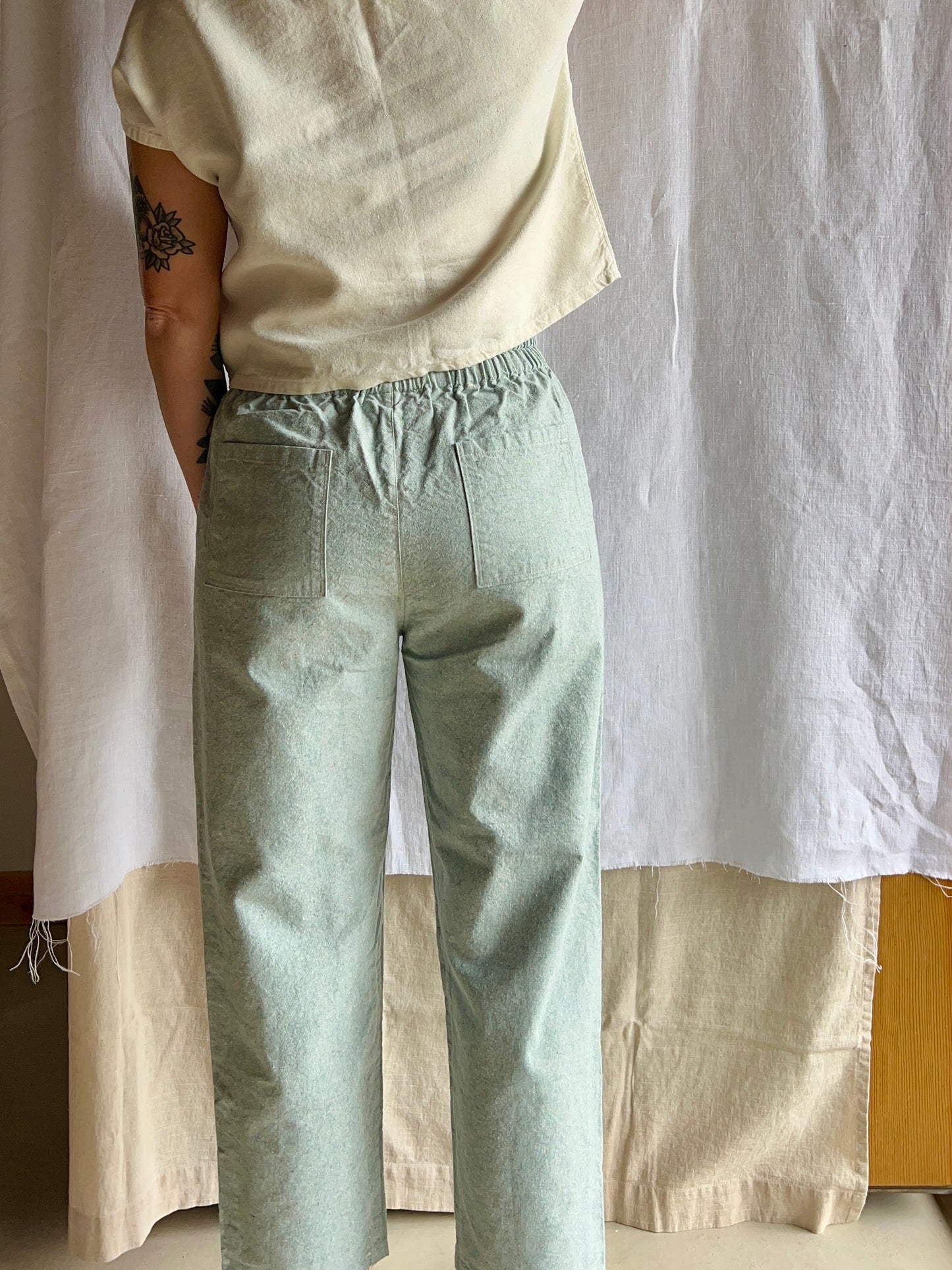 Yucca Pants in Textured Hemp