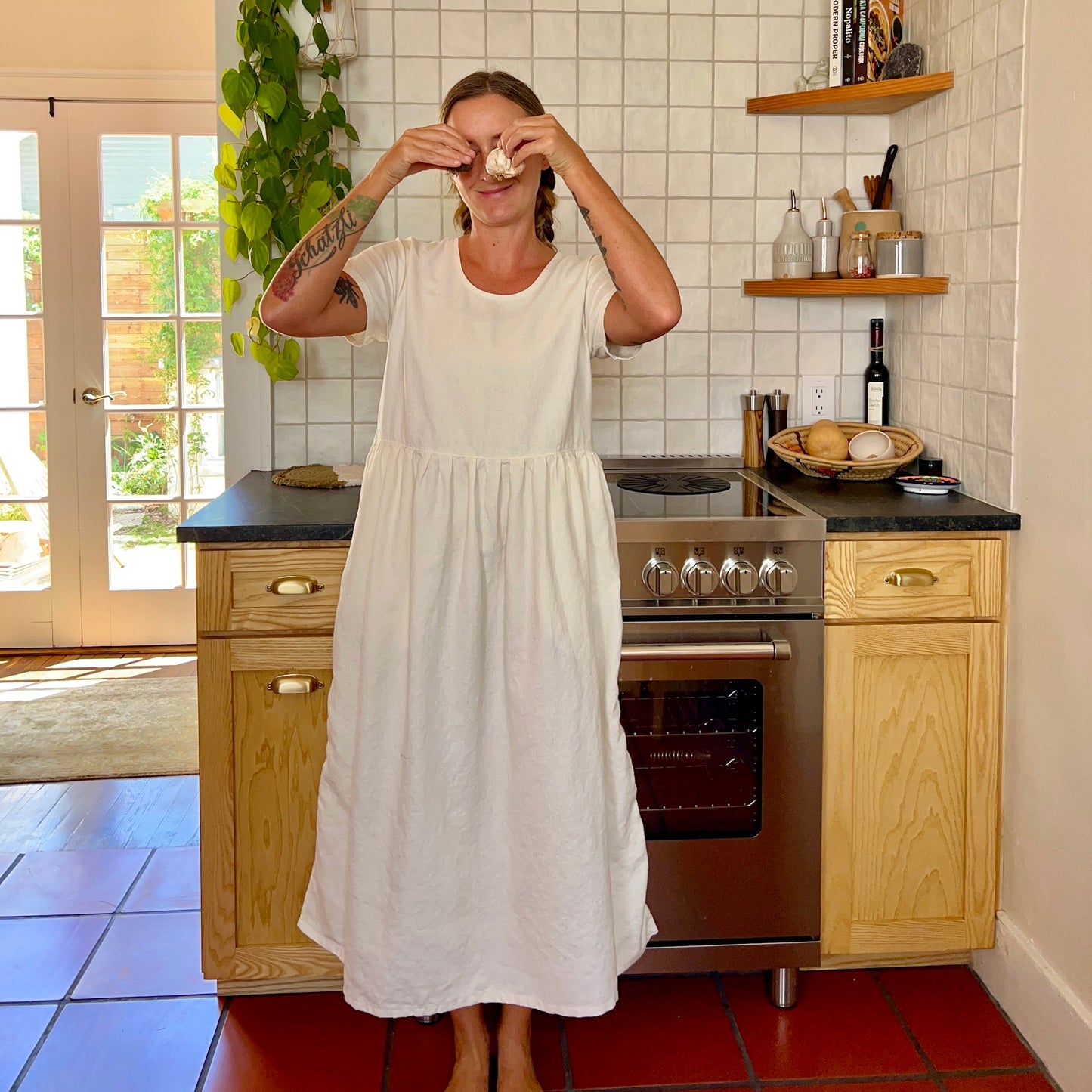 Poppy Dress in Organic Hemp (long)